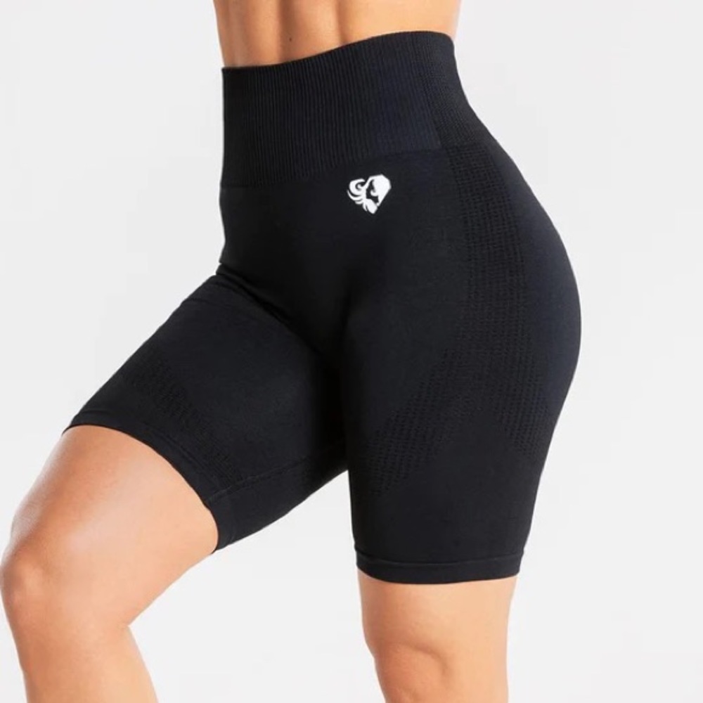 Womens Best Black Seamless Biker Shorts